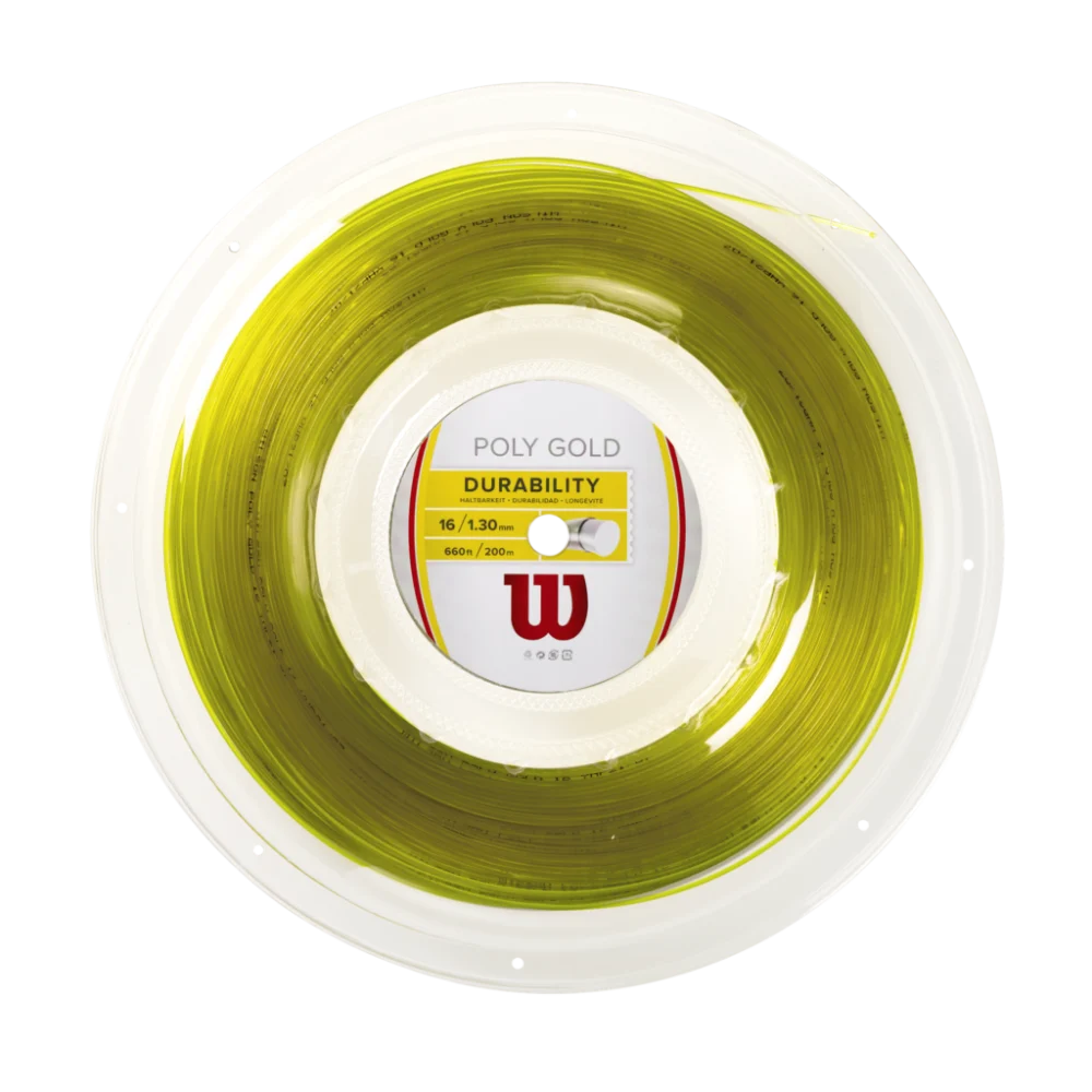 Rollo de cuerda Wilson Poly Gold 1,30