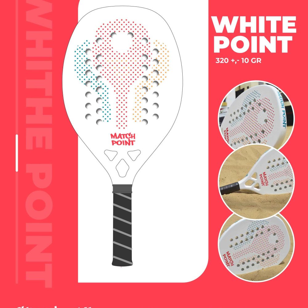 Raqueta Match Point White Beach Tennis